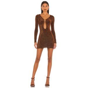 superdown Naomi Mini Dress in Copper